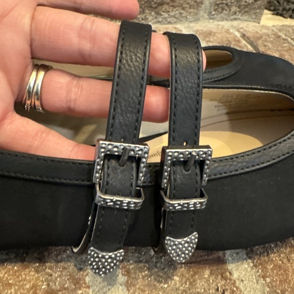 Journee Women's Florene Black Double Buckle Mary Jane Comfort Flats Sz 8.5 #224 - Picture 16 of 16